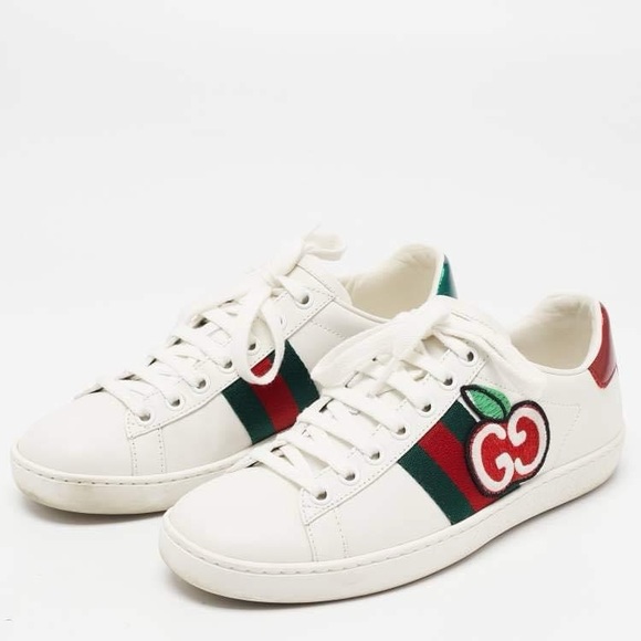 COPY - GUCCI ACE SNEAKERS APPLE - Picture 2 of 4
